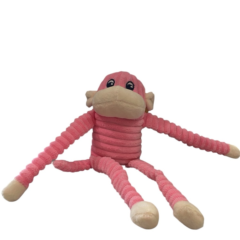 ZippyPaws - Spencer The Crinkle Monkey Dog Toy, Squeaker and Crinkle Plush Toy